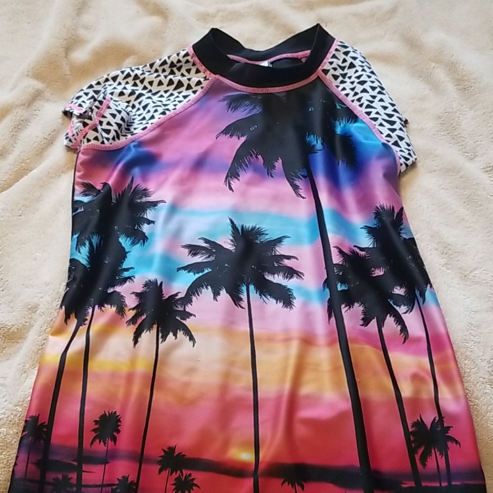 Beach cover up tee